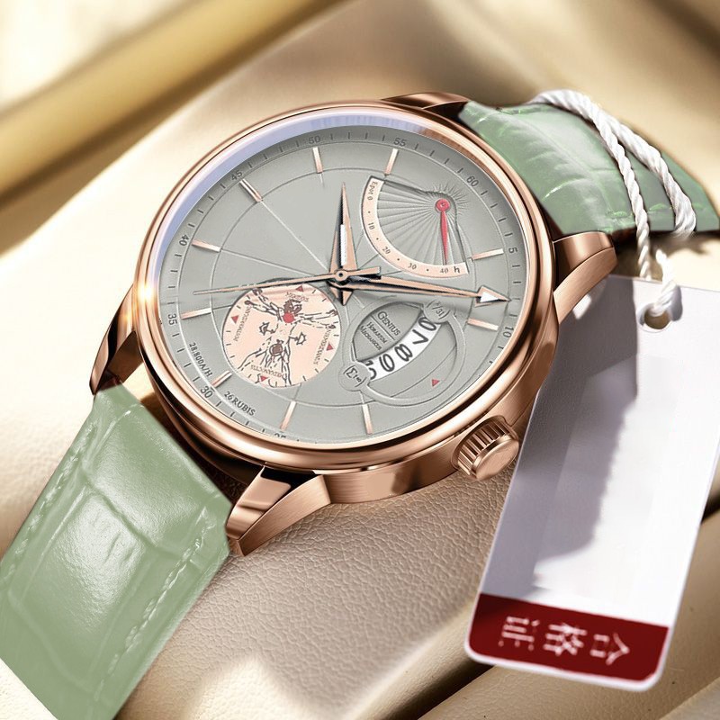 Zido Men's Watch - High-End Stylish Waterproof Luminous Business Quartz Wristwatch