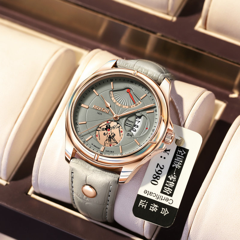 2025 New Men's Waterproof Quartz Wristwatch with Calendar - Casual Business Style